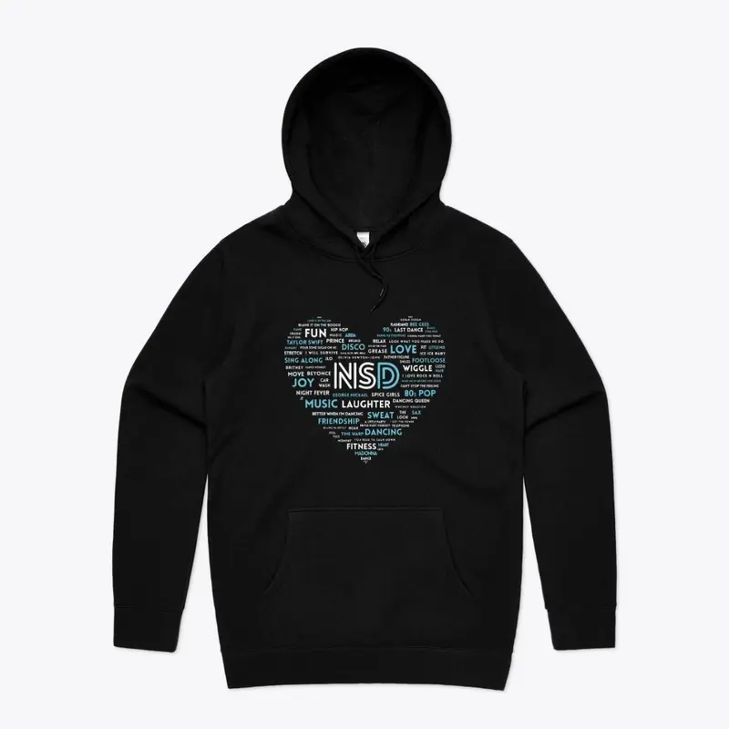 NSD IN MY HEART HOODIE (BLUE/WHITE)