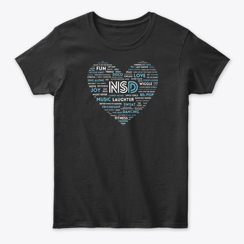 NSD IN MY HEART TEE (BLUE/WHITE)