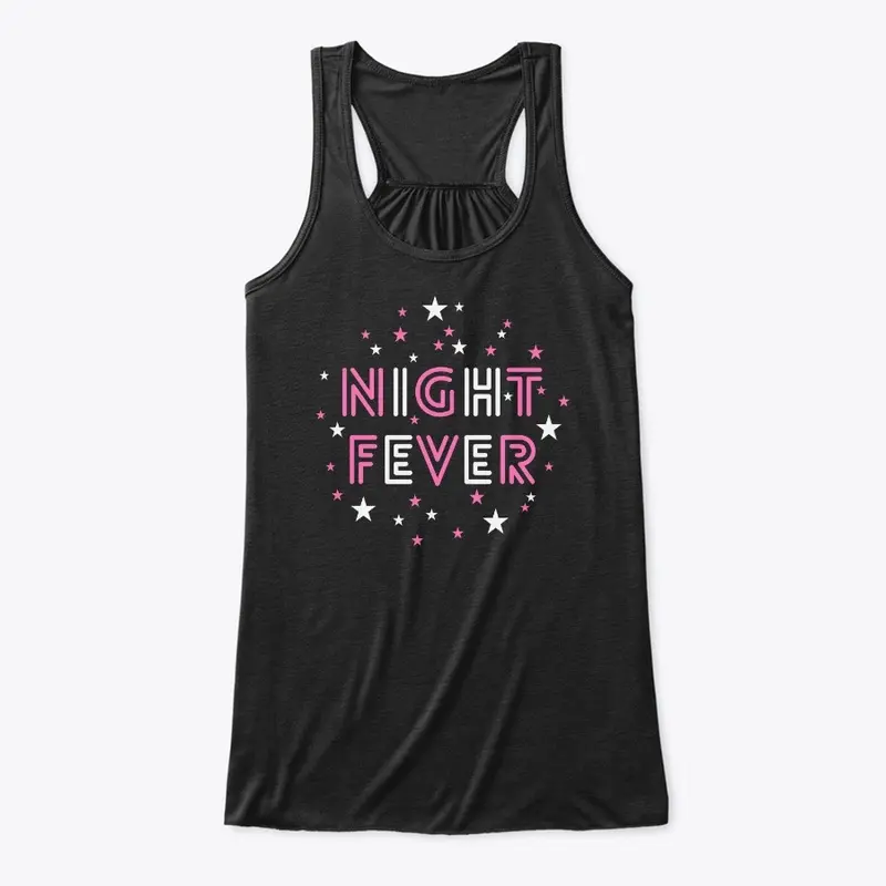 NSD NIGHT FEVER TANK (PINK/WHITE)