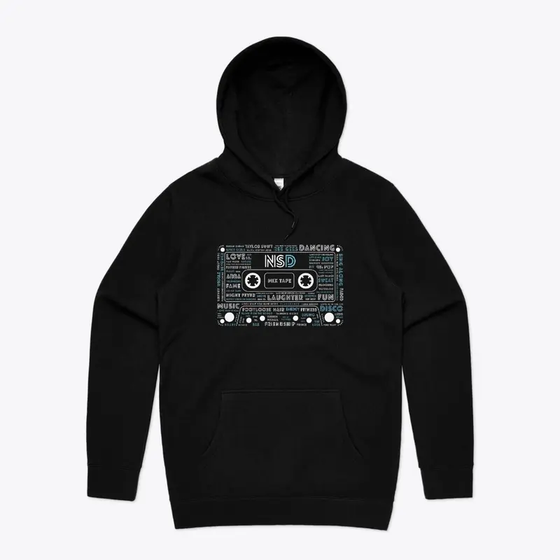 NSD MIX TAPE HOODIE (BLUE/WHITE)