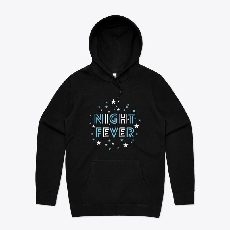 NSD NIGHT FEVER HOODIE (BLUE/WHITE)