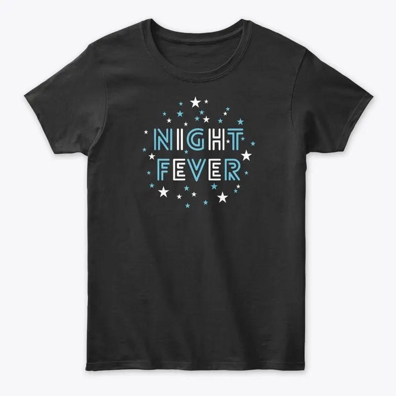 NSD NIGHT FEVER TEE (BLUE/WHITE)