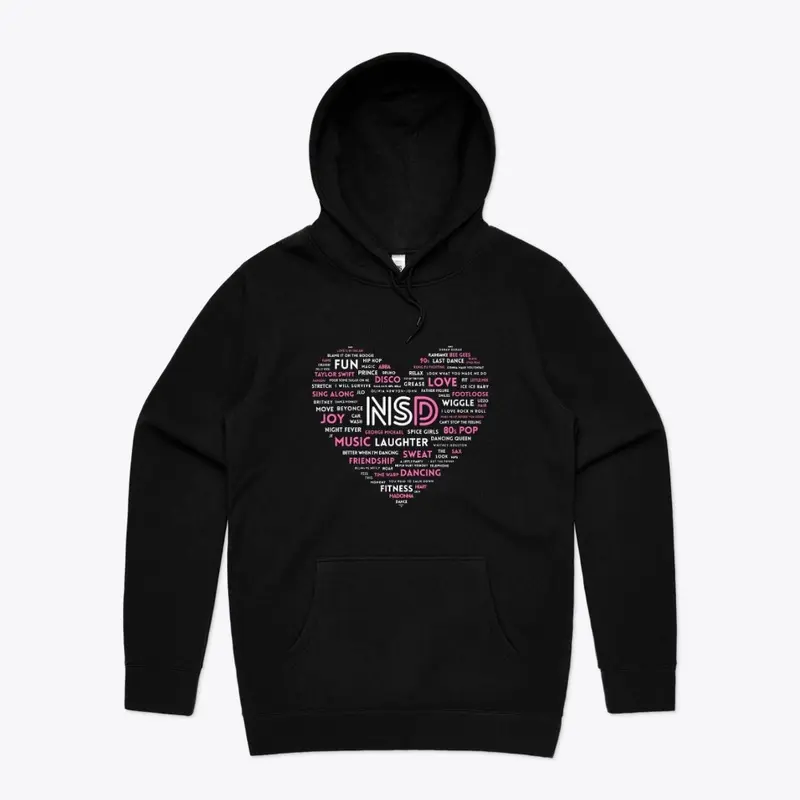 NSD IN MY HEART HOODIE (PINK/WHITE)