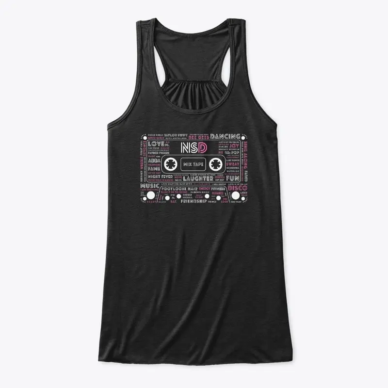 NSD MIX TAPE TANK (PINK/WHITE)